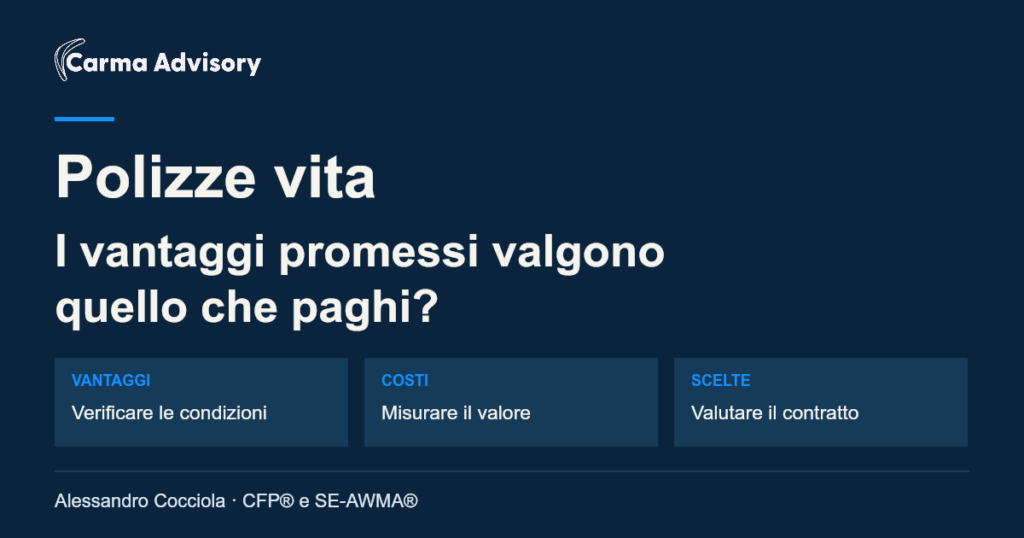 olizze vita: confronto fra vantaggi promessi, costi e decisioni sul contratto.